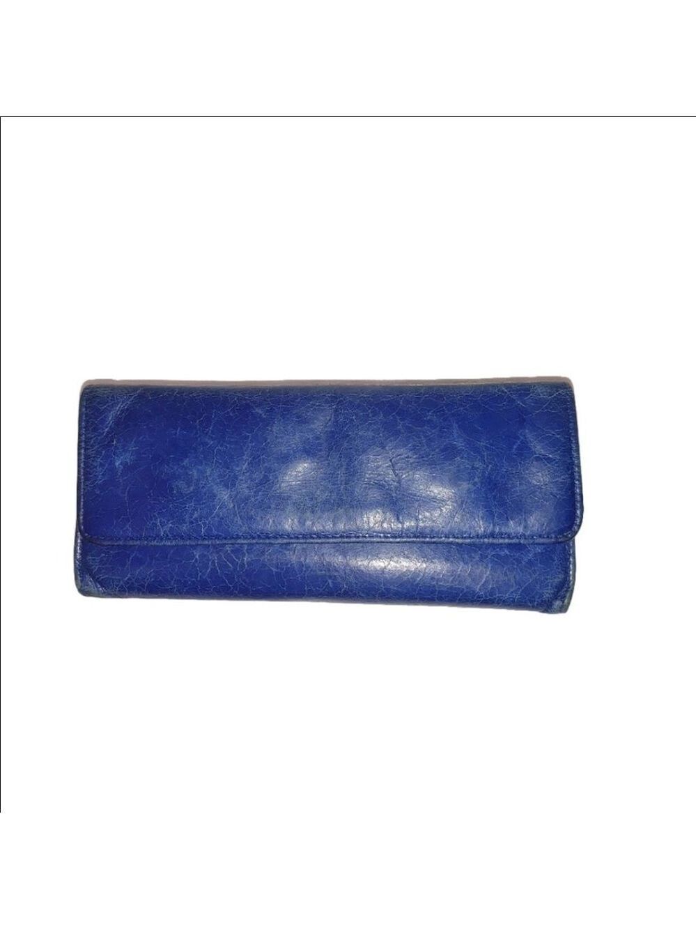 HOBO International Jill Distressed Leather Trifold Wallet